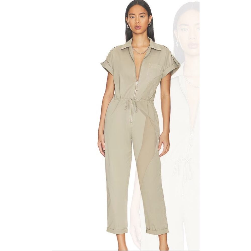 Pistola Sage Green Utility Jumpsuit L